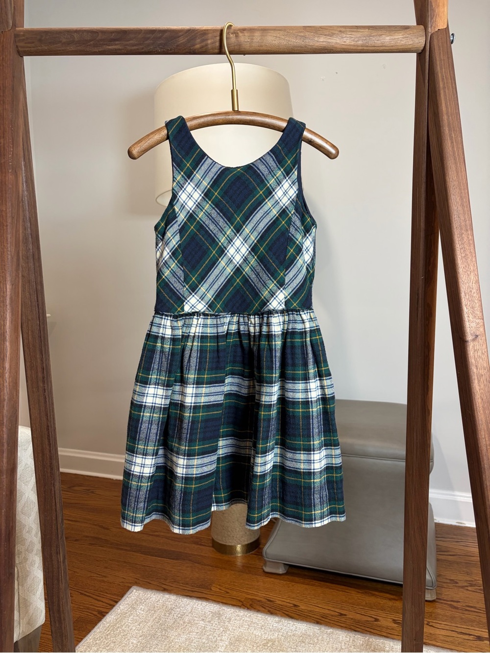 Polo Ralph Lauren Plaid Girls' Sleeveless Dress